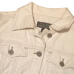 Ralph Lauren Polo Jean Co women's White Jean Jacket Size Medium